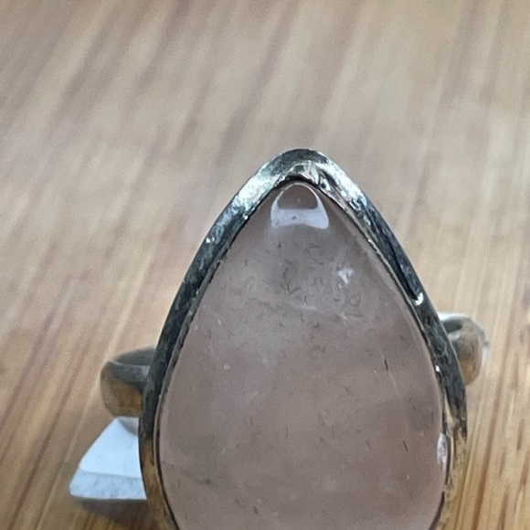 Rose Quartz Women’s Ring Size 9 New With Tags Handmade From India - Picture 3 of 5